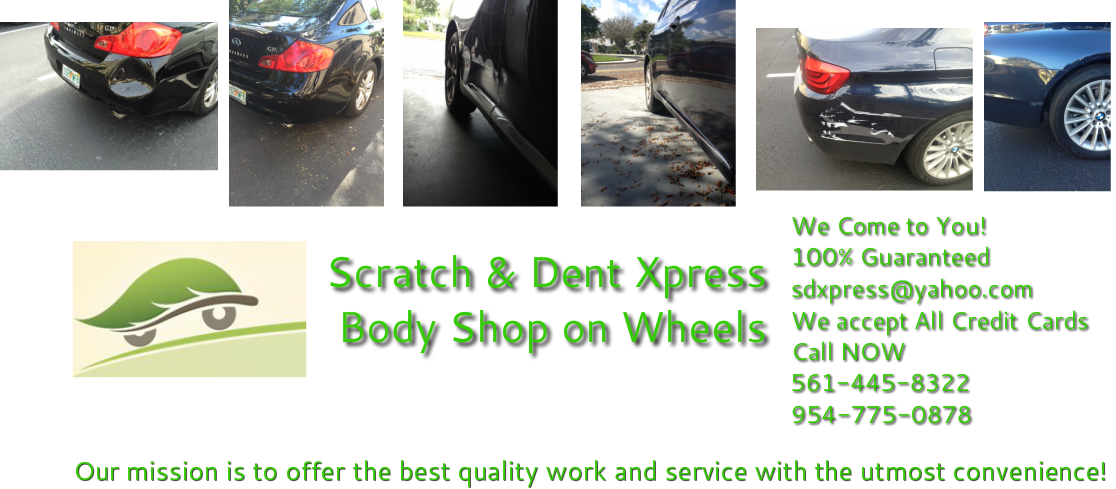 Scratch & Dent Xpress Body Shop on Wheels